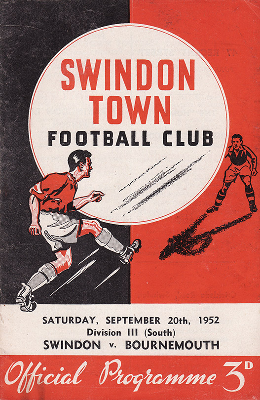 <b>Saturday, September 20, 1952</b><br />vs. Bournemouth and Boscombe Athletic (Home)